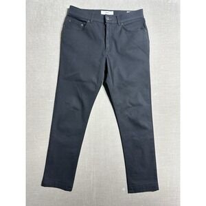 BRAX Cooper Fancy Regular Pants Men's 32x29  Black Stretch 5 Pocket Chino EUC